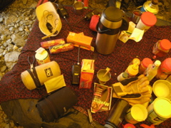 Food and Gear for High Camps 1